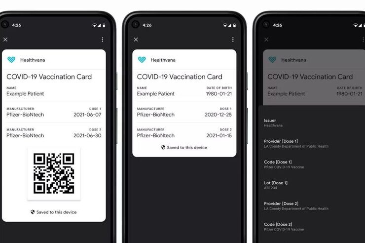 Green Pass Google Pay