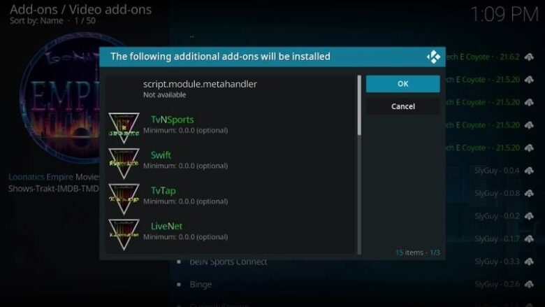 LooNatics Empire Kodi