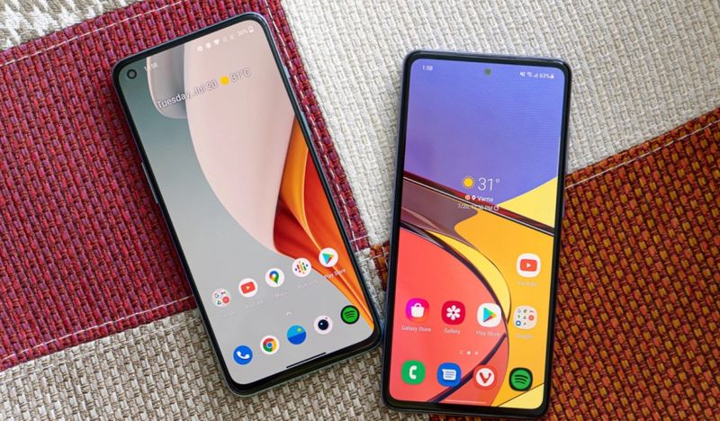 OnePlus Nord 2 vs Samsung Galaxy A52 5G