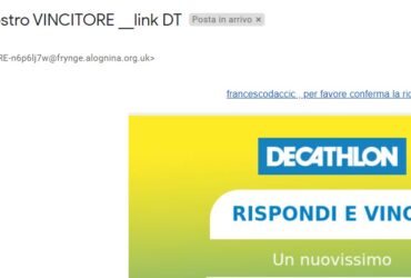 Sei il nostro VINCITORE
