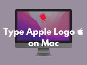 Type Apple Logo MAC