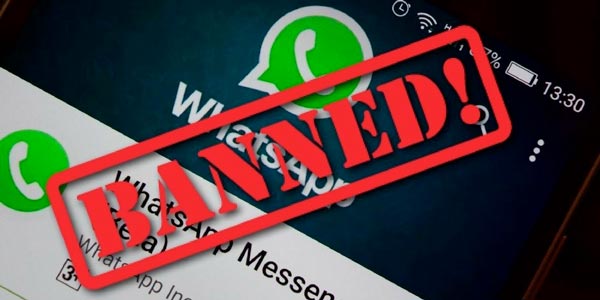 WhatsApp Banned