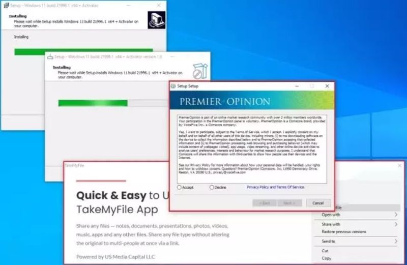Windows 11 Fake Installer