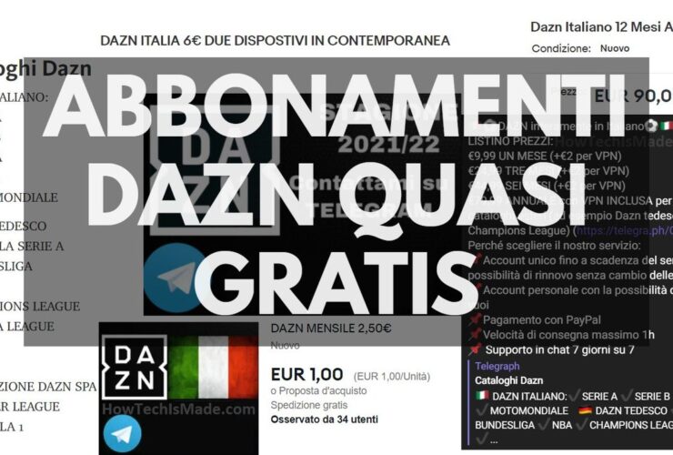 Abbonamenti DAZN Gratis