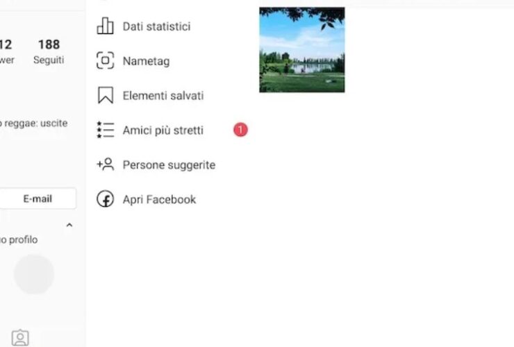 Archiviare Foto Instagram