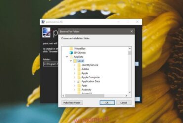 Cambiare Cartella Installazione App Windows