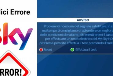 Codici Errori Sky