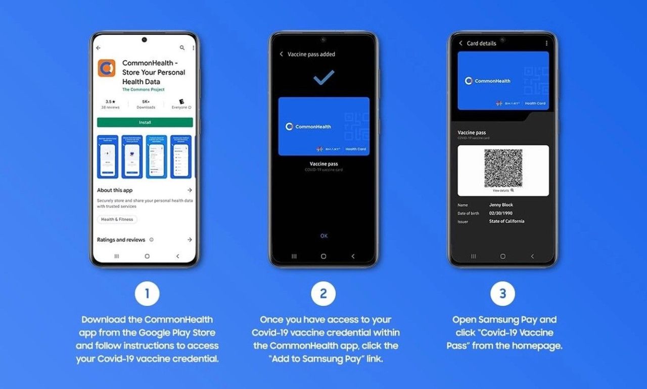 Green Pass su Samsung Pay