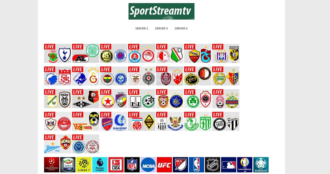 SportStream TV Sito web con tanti link per vedere tutto lo sport in Streaming Gratis HowTechIsMade