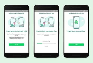 WhatsApp Trasferimento Chat iOS-Android in Italia