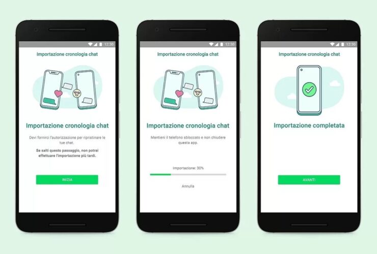 WhatsApp Trasferimento Chat iOS-Android in Italia