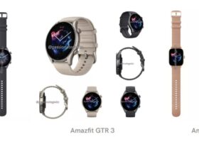 Amazfit GTR 3, GTR 3 Pro e GTS 3