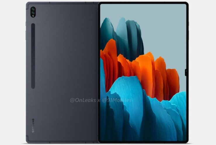 Galaxy Tab S8 Leak Render