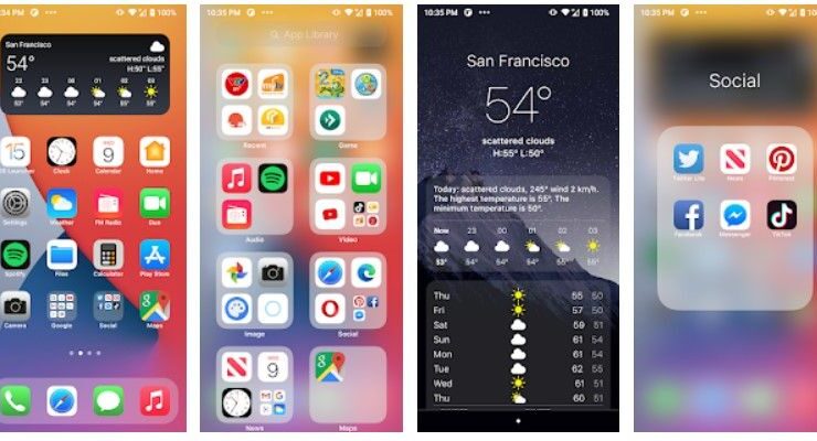 Launcher iOS 15