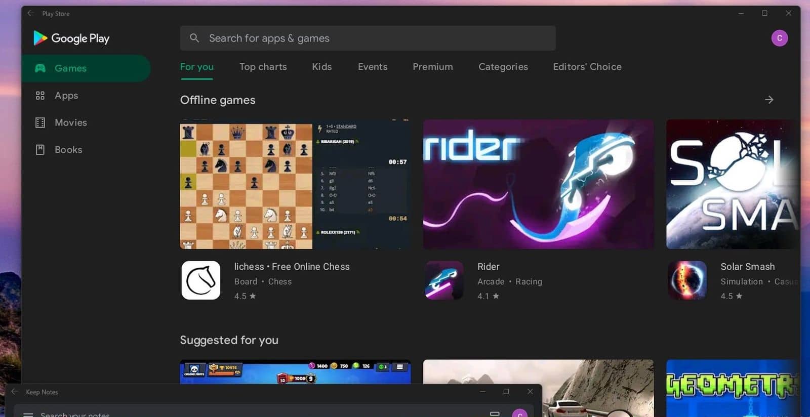 Play Store su Windows 11
