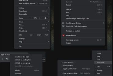 Windows 11 Style Chrome Menus