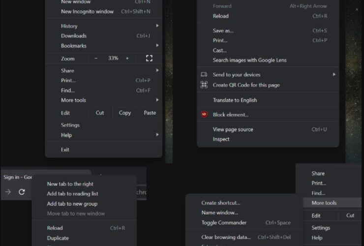 Windows 11 Style Chrome Menus
