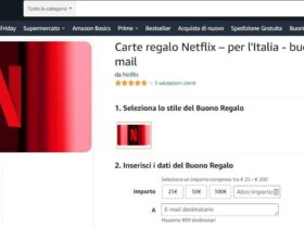 Carte Regalo Netflix Amazon