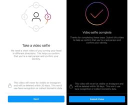 Instagram Identificazione Video Selfie