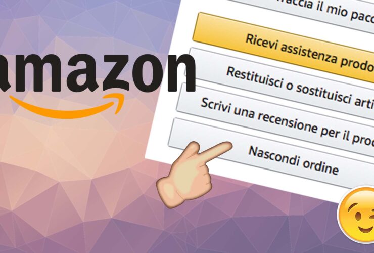 Nascondere Ordine Amazon