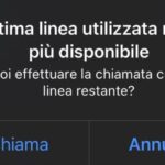 Errore Ultima Linea Utilizzata iPhone