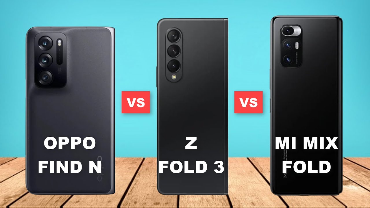 OPPO Find N vs Samsung Galaxy Z Fold 3 vs Xiaomi MIX Fold