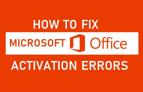 Fix Microsoft Office Activation Errors