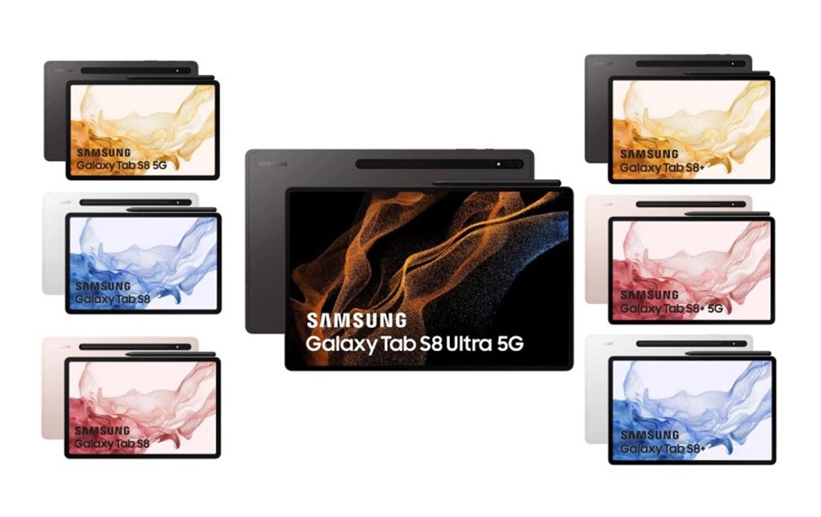 Samsung Galaxy Tab S8 Family Lineup