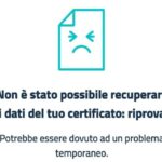 Impossibile Scaricare Green Pass