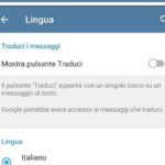 Traduzione Messaggi Telegram