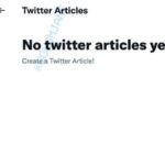 Twitter Articles