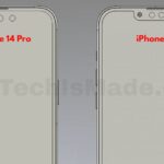 iPhone 14 e iPhone 14 Pro Render Notch