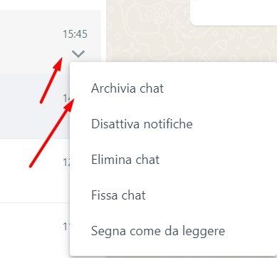 Chat whatsapp archiviare WhatsApp: come