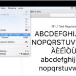 Font MAC