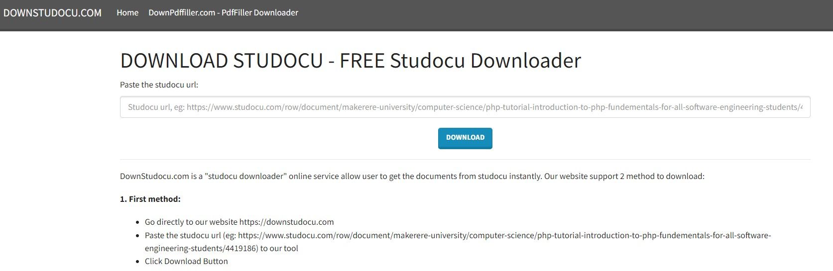 Studocu Downloader