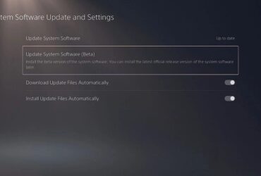 PS5 Beta Program