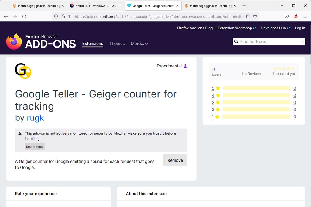 Google Teller