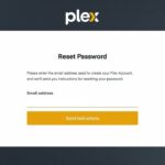 Plex Reset Password