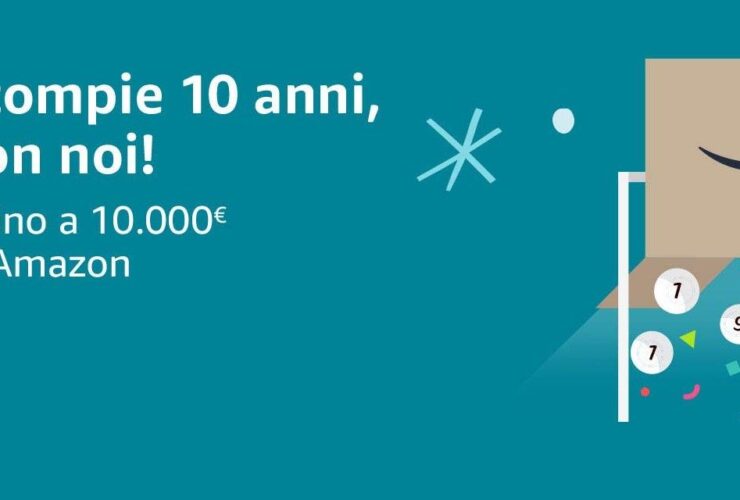Amazon 10 anni Coupon