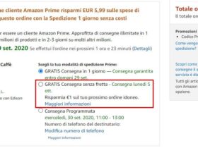 Amazon Consegna Senza Fretta