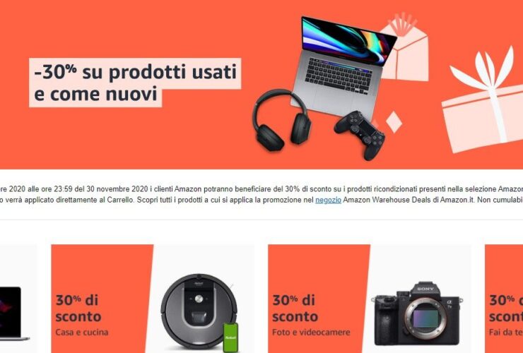 Amazon Warehouse 30 di Sconto