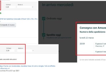 Consegne Amazon 22 marzo