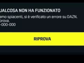 DAZN Codice Errore