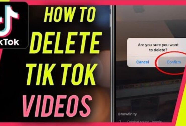 Delete TikTok Videos