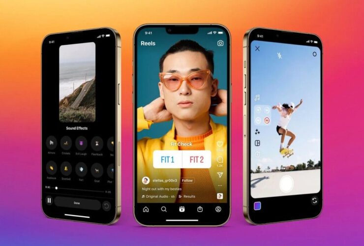 Instagram Reels cross posting to Facebook