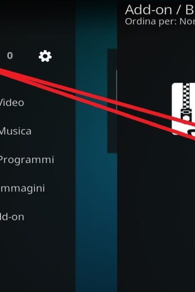 Installa Addons Kodi