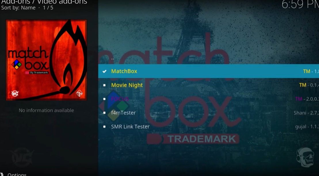 MatchBox Kodi