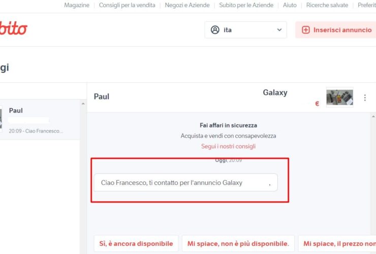 Messaggi Vuoti Subito.it