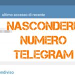Nascondere Cellulare Telegram