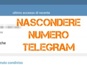 Nascondere Cellulare Telegram
